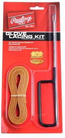 Rawlings Kit di allacciatura per guanti da baseball Softball (marrone scuro)