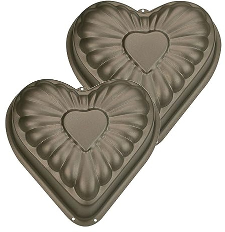 Städter 515079 bakform hjärta, 2-pack, 10 cm