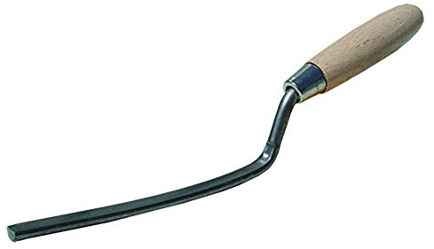 Llana para juntas a sección semirotonda. Con mango de madera.