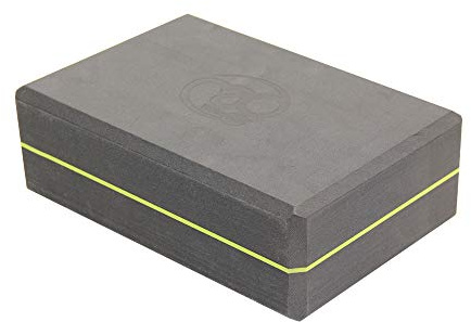 Yoga Mad Unisex Adult 369 Yoga Block - Grey, 230 x 150 x 76 mm