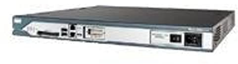 Cisco 2811 - Router (10,100 Mbit/s, 128-bit AES,192-bit AES,256-bit AES,3DES,Des, Cisco iOS, Azul, Acero Inoxidable, 1U, 64 MB)