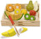Melissa & Doug Wooden Cutting Fruit, Pretend Play, Play Food, Age 3+, Multicolor, 30 x 28 x 5 cm