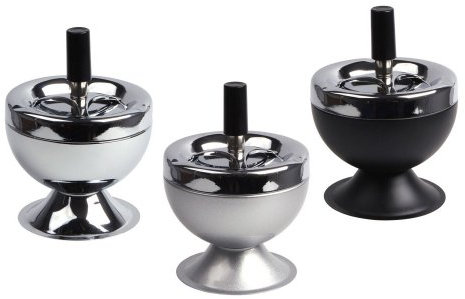 Drehascher 3fso. ø9cm Chrom / 6 Stück