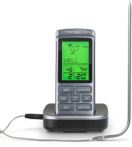TROTEC BT40 digital termometer för kök matlagning grillkött