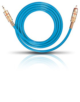 Oehlbach NF 113 DI 150 - Cavo Cinch Audio Digitale - Cavo coassiale S/PDIF di alta qualità, schermatura multipla, 75 Ohm - 1,50 m - blu