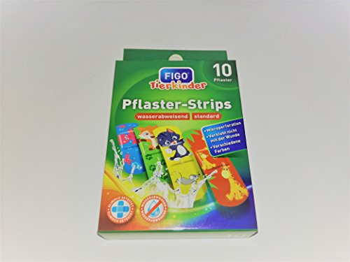 Figo Lot de 10 pansements pour enfant Motif enfant