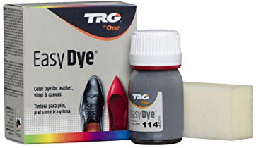 TRG The One Easy Dye, Leather Shoe Color Restore Paint, 114 Light Grey, 25 ml