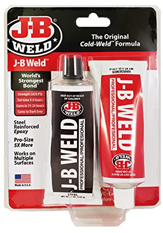 J-B Weld 8281 Original Cold-Weld Epoxy, Dark Grey, 10 oz