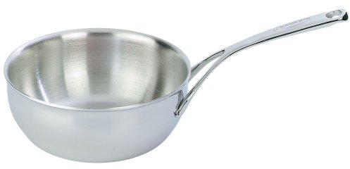 demeyere Atlantis KONISCHE SAUTEUSE OHNE Deckel mit 20cm Durchmesser, 2l, Volumen und 7,5 cm h.