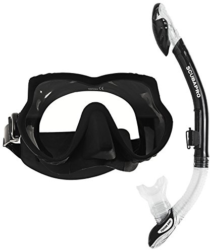 SCUBAPRO Schnorchelset Devil mit Schnorchel Fusion Dry Ventil