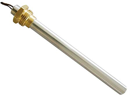 Glühzünder für Pelletöfen, 300 W, Gesamtlänge 148 mm, bis Anschlag 138 mm, Durchmesser 9,9 mm, Gewinde 3/8 Für Öfen AMG Cadel.
