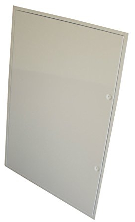 W.L. BauProdukte Tür weiß 40 x 80 cm (bxh) Klassisch mit Vierkantverschluss und Schlüssel