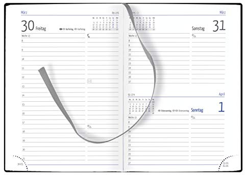 GÜSS Taschenkalender, 1 Tag = 1 Seite, DIN A6