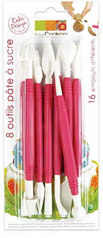 ScrapCooking 8-redskap för Fondant av ScrapCooking