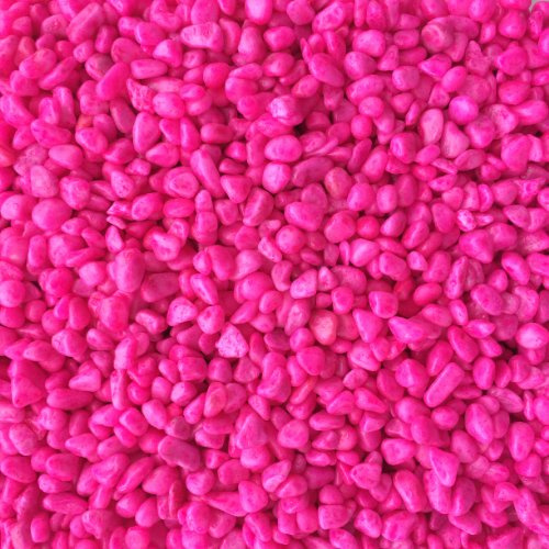 Finest-Filters Aquarium Fish Tank Gravel in Multiple Colours and 2kg, 10kg, 20kg and 40kg bags. (Pink, 2kg)