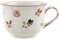 Villeroy & Boch – Petite Fleur Cappuccino Cup White, Dishwasher Safe, Microwave Safe, Porcelain Mug, Villeroy and Boch China, Ceramic Cup, Premium Porcelain