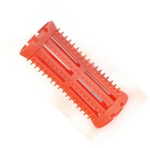 Head Jog Plastic Hair Rollers With Pins Volume Rollers For Curling & Styling Hair. Heat Free Salon Styled Heatless Curls Suitable For Wet Or Dry Hair. Rollers For Long & Short Hair.