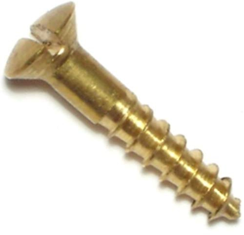 Hard-to-Find Fastener 014973130220 Slotted Oval Wood Screws, 6 x 3/4, Piece-48