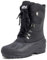 Polar Herren Tall Nylon Mit Overlay-Netz Ente Wasserdicht Sole Schnüren Winter Schnee Stiefel - Schwarz - UK7/EU41 - YC0445