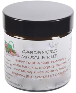 Gardeners Muscle Rub 60ml - A natural muscle rub.