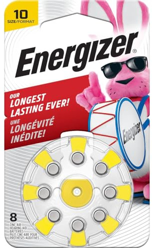Energizer AZ10EZ-8 EZ Change Hearing Aid Battery - Retail Packaging