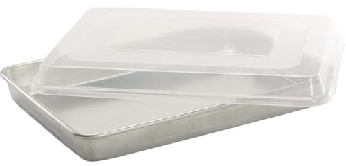 Nordic Ware Natural High Sided Sheet Cake Pan, Silver