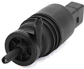 sourcing map Auto 1J5955651 Waschwasserpumpe/Wischwasserpumpe Scheibenwaschpumpe für Scheiben- und Scheinwerferreinigungsanlage für BMW E36 E46 E53 E83 E85 318i 320i 323i M3