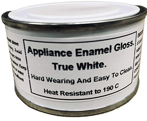 Fascinating Finishes Ltd 1 x 150ml True White Gloss Fridge, Cooker And Appliance Enamel Paint. Heat Resistant