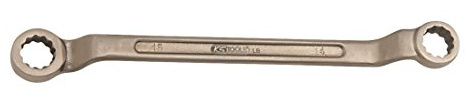 KS Tools 963.7472 BRONZEplus Doppel-Ringschlüssel gekröpft 1.3/4x2.1/16