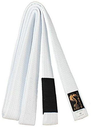 S.B.J - Sportland BJJ Gürtel weiß, A5, 340 cm