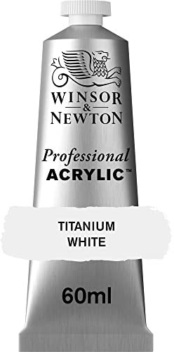 Winsor & Newton 2320644 60 ml Professional Acrylic Colour - Titanium White