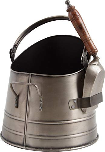 Cubo de ceniza con la pala