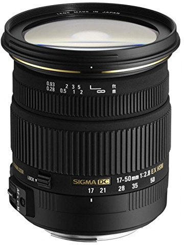 Sigma 17-50 mm F2,8 EX DC HSM-Objektiv (77 mm Filtergewinde) für Sony A-Objektivbajonett