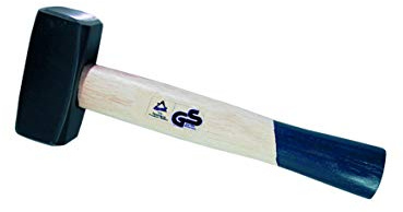 kippen 3003A Martello Mazzetta da 800 gr. Testa Forgiata, Manico in Legno Verniciato, Multicolore