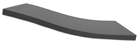 Dibapur ® Black: Orthopädische Kaltschaummatratze/Akustikschaumstoff - H2 - (60x200x5 cm) Ohne Bezug - Made in Germany
