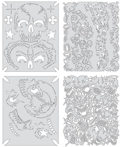 Iwata-Medea Artool Freehand Airbrush-mallar, retur av Skullmaster Mini