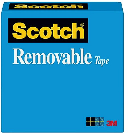 3 M Scotch Removable Klebeband, 0,5 x 36 Yards, 811 (t9631811)