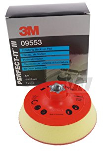3M - D 125 mm Stützteller Klett 5/8 Zoll Gewinde weich Polierstützteller 09553
