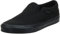 Vans Unisex Asher Sneaker, Canvas Black Black, 45 EU