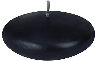 Zest Candle 12-Piece Floating Candles, 3-Inch, Black