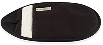 Le Creuset Topflappen, 100% Baumwolle, 12.5 in / 32 cm lang, Schwarz, 95002700000000