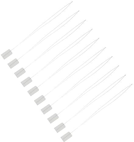 TEHAUX Häkelwerkzeuge 40 Stk -Tool Perlennadeleinfädler Webnadeln Handwerkszeug Besaitungsnadel Handnähnadeln Sticknadel perlennadeln selber machen gewidmet Werkzeug Korn Eisendraht