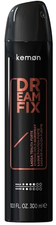 Kemon - Dreamfix, Lacca Professionale Per Capelli Con Azione Fissante, Ideale Per Acconciature, Lunga Tenuta Della Piega, 300 ml
