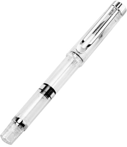 HINTRMENT Water Fountain Brush Pen with Piston Fill Refillable Flexible Nib Portable Water Brush Pen for Calligraphy Drawing Sketching Suitable for Artists Students