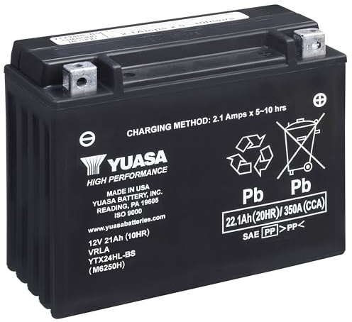 Yuasa YUAM6250H YTX24HL-BS Battery, Utv
