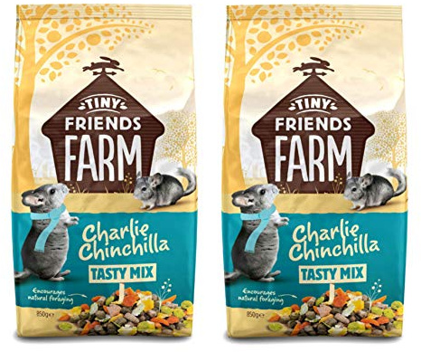 SUPREME 2 X 850G CHARLIE CHINCHILLA PREMIUM QUALITY FOOD FEED DIET BULK VALUE