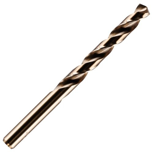 10.5mm HSS Gold Cobalt Jobber Drill Bit For Drilling Stainless Steel And Hard Steels/Metals. (10.5mm x 133mm Cobalt Jobber Drill)