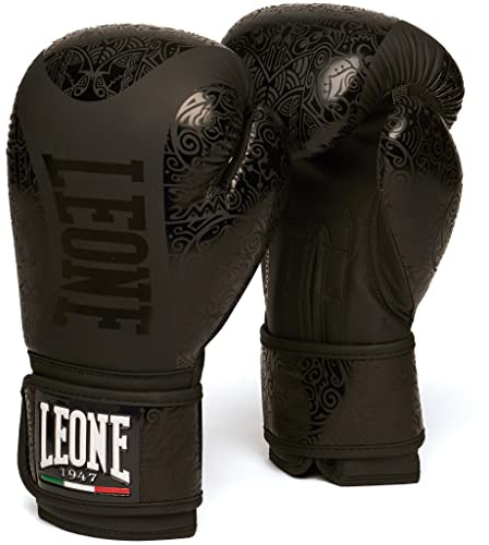 LEONE 1947 GUANTI BOXE MAORI nero/10OZ - GN070