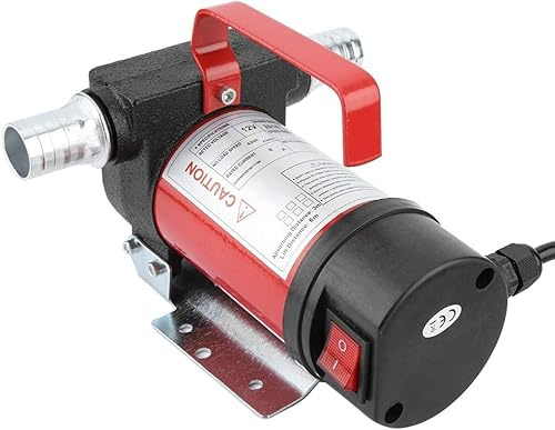 Pompe , 12V DC 160W pompe gasoil, pompes à carburant, pompe d'aspiration d'huile pompe electrique carburant portable 40L/min avec filtre, pour pomper du et du kérosène