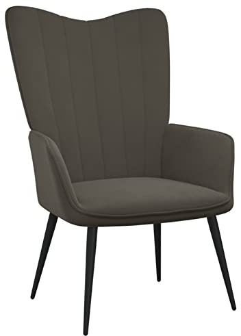 Tidyard Fåtölj, relaxfåtölj, i sammet, med armstöd, 61 x 70 x 96,5 cm, TV-fåtölj, relaxfåtölj, sammetsfåtstol, vardagsrum, fåtölj, matstol med armstöd